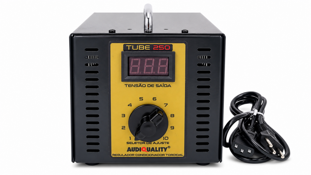 Regulador Box Tube 500 AudioQuality em formato box portátil