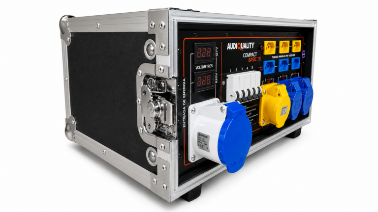 Main Power Compact Basic TR AudioQuality com case e saídas em 127V e 220V