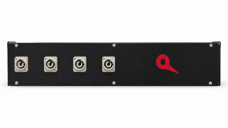 Distribuidor rack PowerCon DRP-20A AudioQuality com 4 saídas PowerCon cinza 20A
