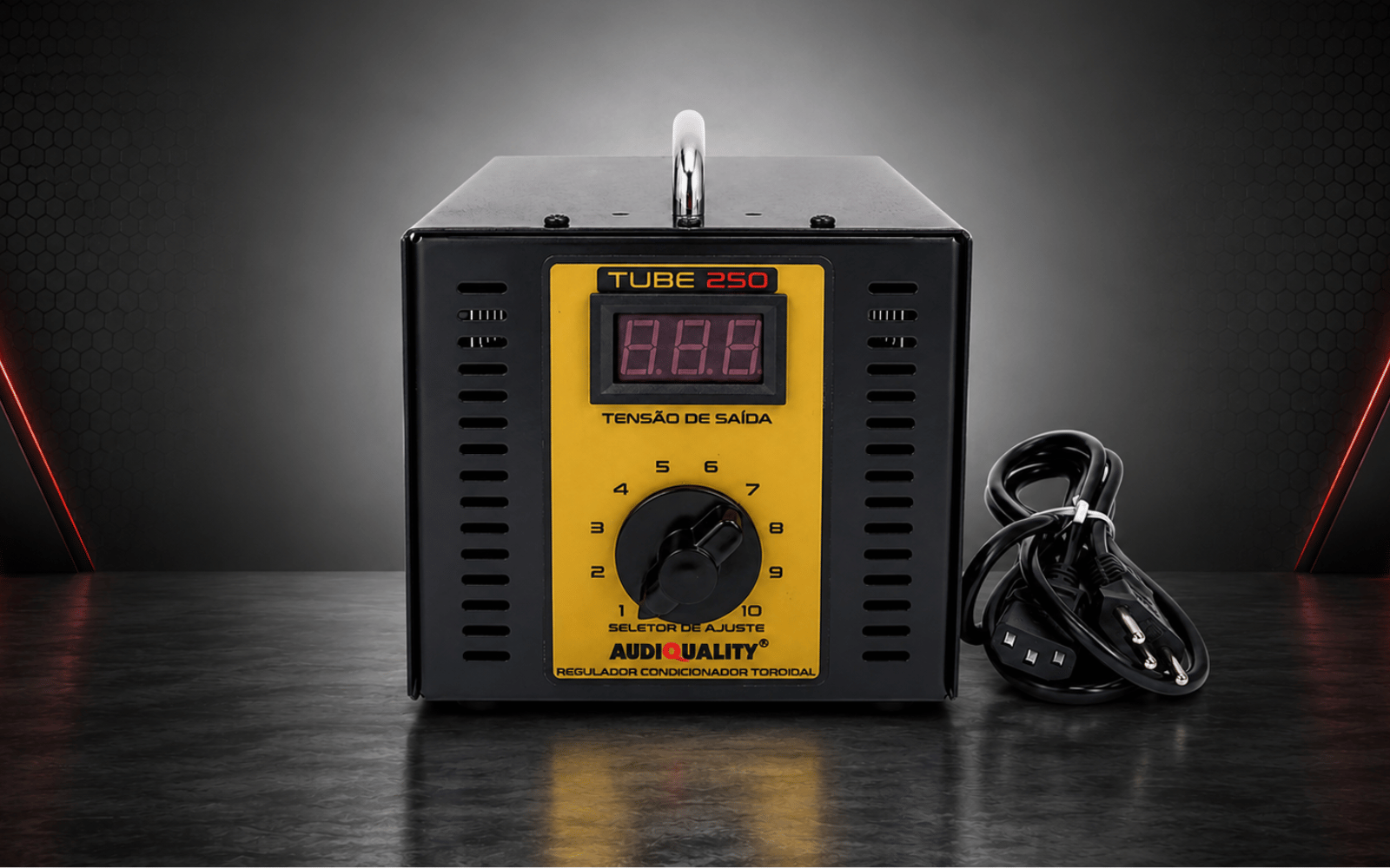 Reguladores Box AudioQuality para estabilidade e proteção de tensão