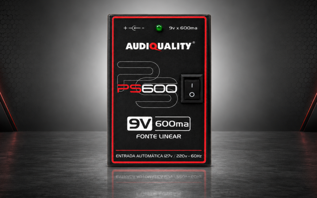 Fonte linear AudioQuality para pedais e pedaleiras
