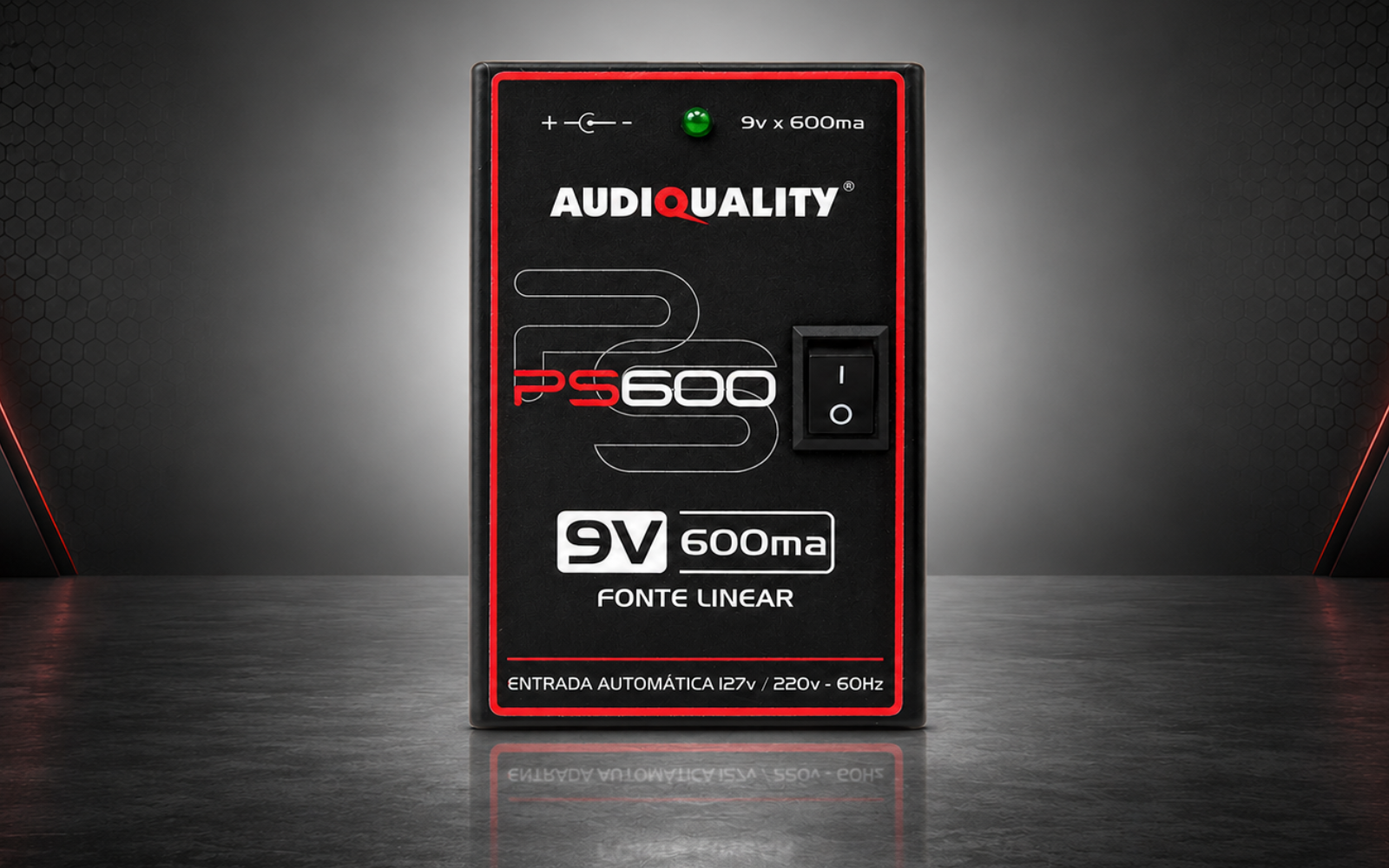 Fonte linear AudioQuality para pedais e pedaleiras