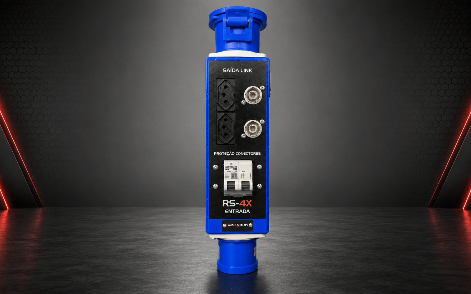 Réguas de energia AudioQuality para distribuição segura em equipamentos profissionais