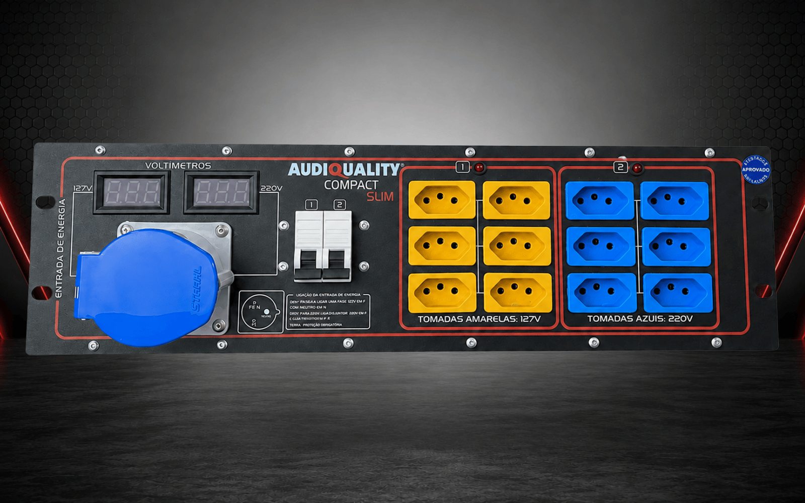 Main Power Compact Slim sem case AudioQuality em formato 3UR