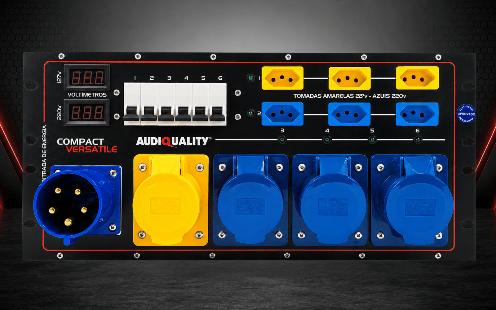 Main Power Compact Versatile Max sem case AudioQuality em formato 5UR