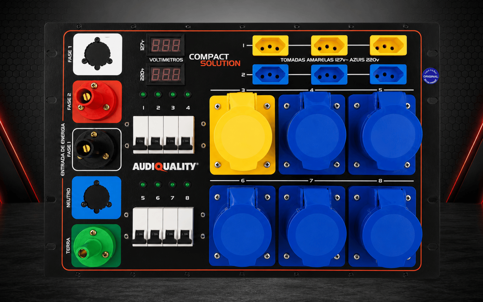 Main Power Compact Solution Max sem case AudioQuality com entrada Camlock 150A
