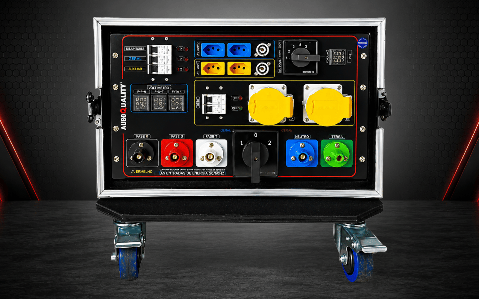Main Power Compact Supreme com case AudioQuality com entrada Camlock 150A