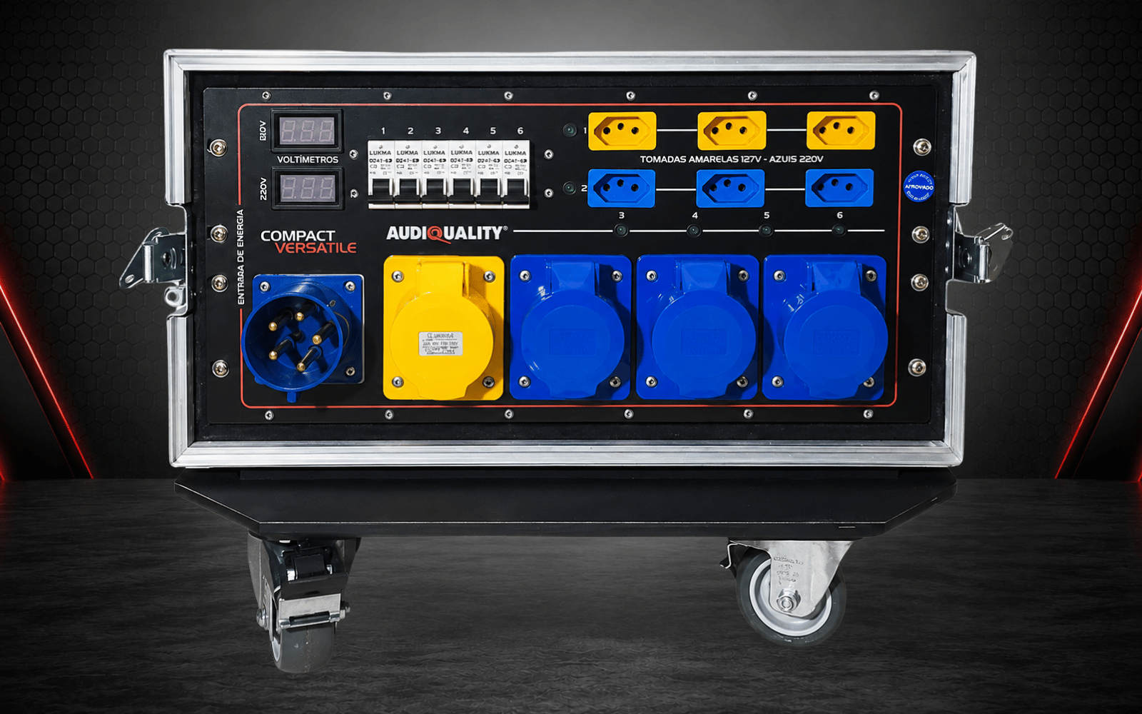 Main Power Compact Versatile Max com case AudioQuality em formato 5UR