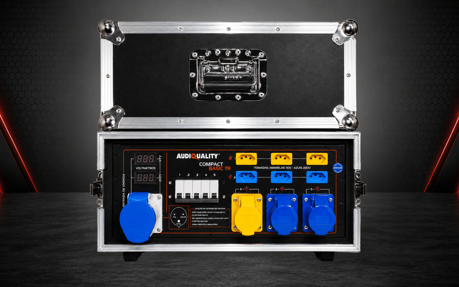 Main Power Compact Basic TR com case AudioQuality com operação sem neutro