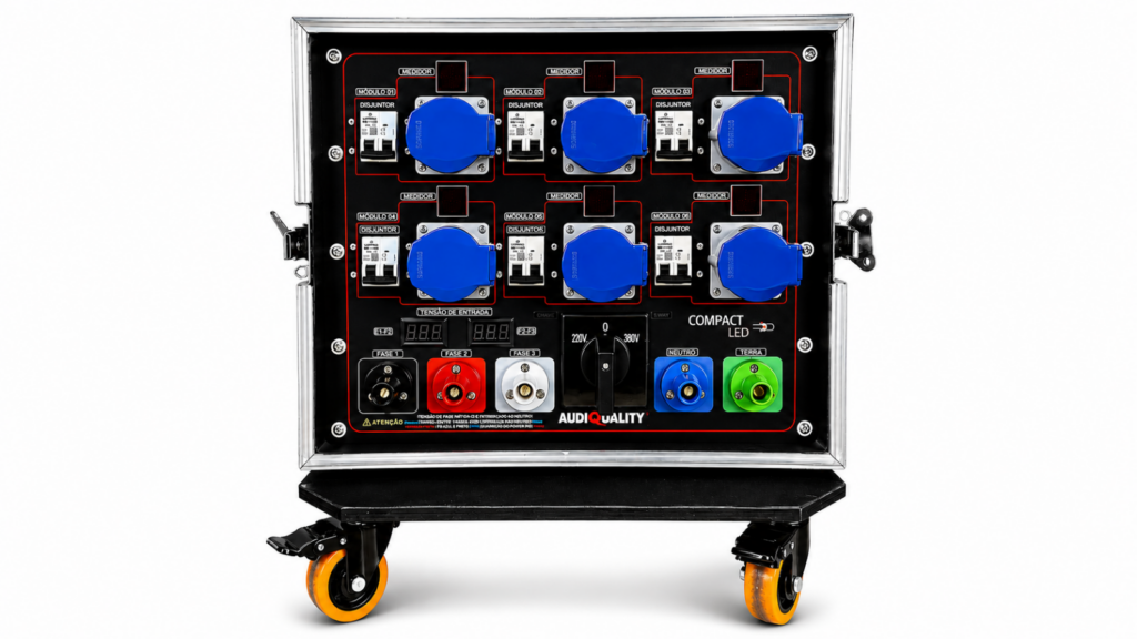 Main Power Compact LED com case AudioQuality para distribuição de energia em painéis de LED