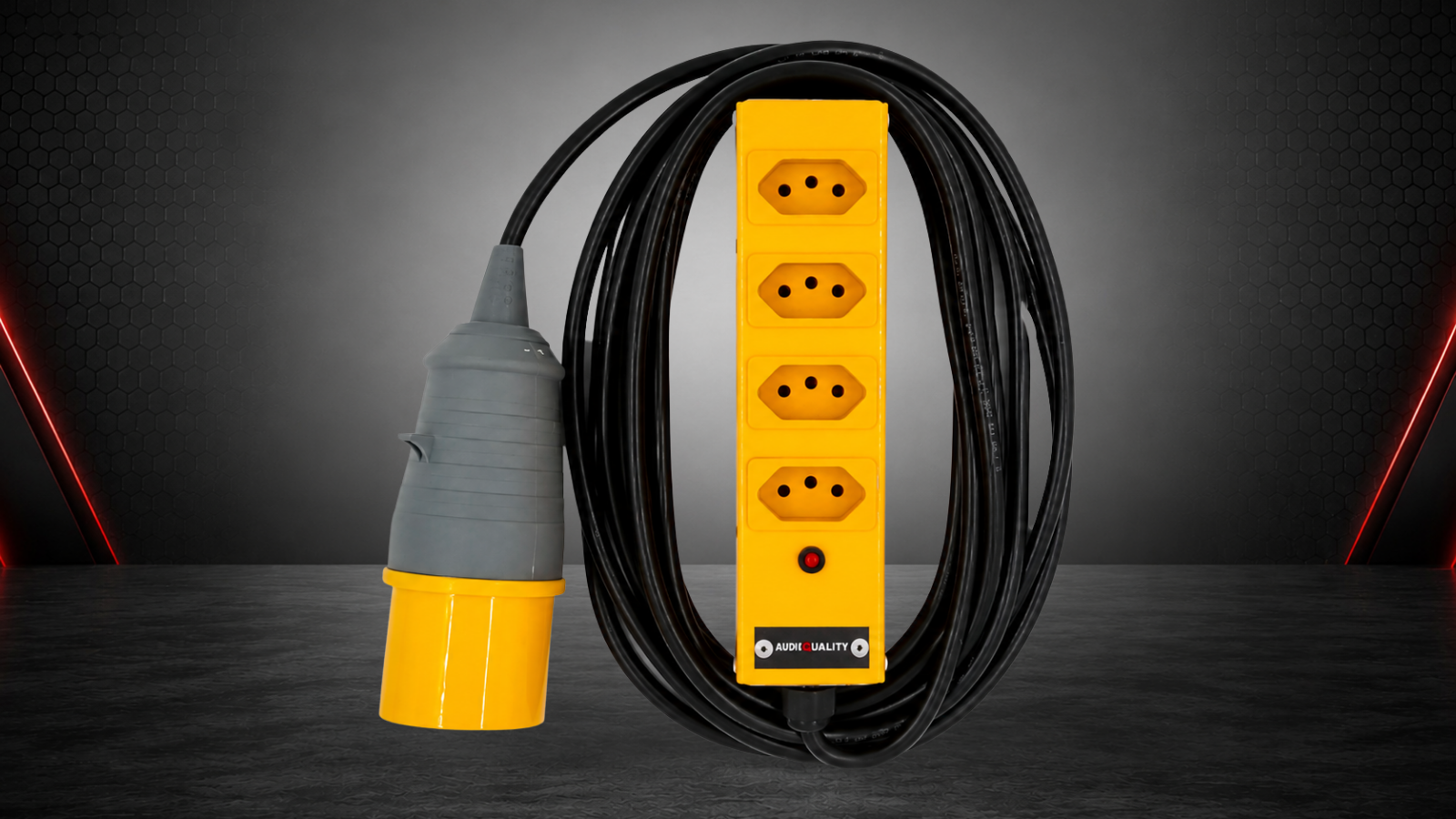 Régua R4-COLOR 127V AudioQuality para identificação visual da tensão